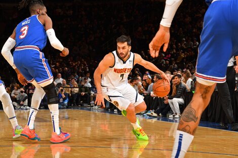 Otro sólido aporte de Campazzo para que Denver vuelva al triunfo