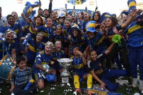 Boca celebró el título de la mano de los goles de Yamila Rodríguez (Fuente: Télam)