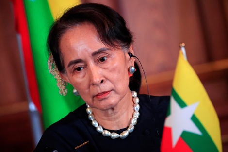 Aung San Suu Kyi fue condenada por los golpistas de Myanmar. (Fuente: EFE)