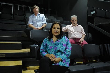 Diego Ferrando, Laura Cristal y Ernesto Falcke. El complejo de dos salas se encuentra en el barrio de Almagro.  (Fuente: Guadalupe Lombardo)