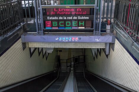 Paro de subtes: este jueves no habrá servicio durante dos horas