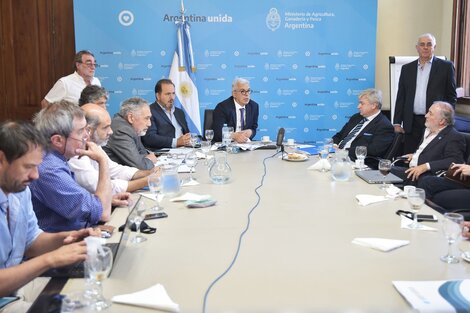 Encuentro del ministro con entidades rurales del último martes.