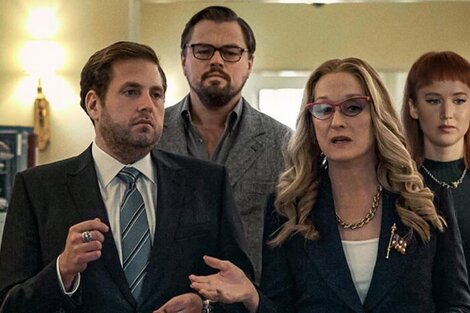 Jonah Hill, Leo Di Caprio, Meryl Streep y Jennifer Lawrence: elenco no le falta a la película.