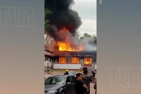 Córdoba: un hotel se prendió fuego y hay una persona desaparecida 
