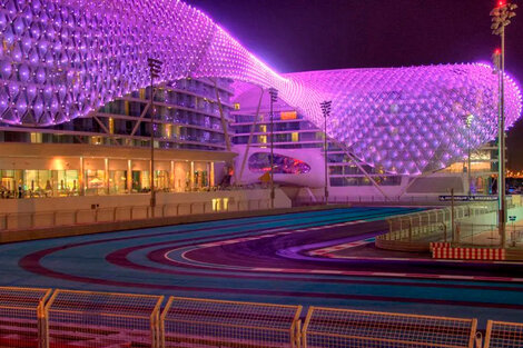 Crcuito de Yas Marina de Abu Dhabi. (Fuente: AFP)