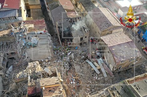 Derrumbe de un edificio en Sicilia: tres muertos y seis desaparecidos  