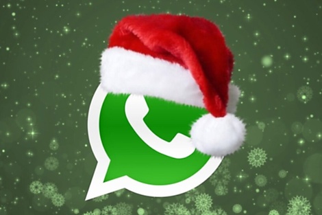 WhatsApp: cómo personalizar el ícono de la app con un gorro de navidad 