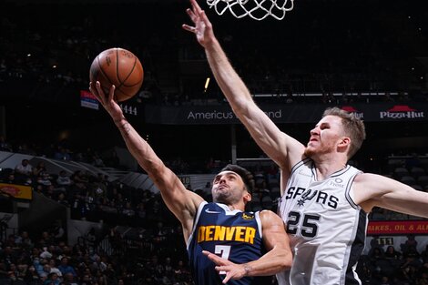 Campazzo repartió magia en el triunfo de Denver sobre San Antonio