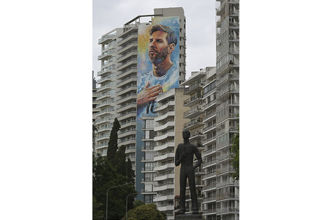 La obra se llama “De otra galaxia y de mi ciudad”. (Fuente: Sebastián Granata)