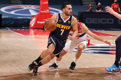 La lujosa asistencia de Campazzo en el partido de Denver contra Washington