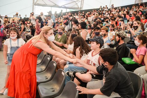 La primera dama Fabiola Yáñez estuvo en Tecnópolis juntos a 1000 niños de comedores comunitarios