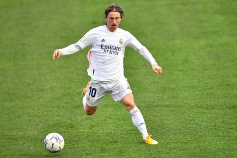 Luka Modric es uno de los contagiados en el Real Madrid (Fuente: AFP)