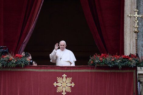 El Papa Francisco ofició este 25 de diciembre la tradicional Misa de Navidad