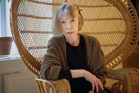  Joan Didion, durante un momento del documental "Joan Didion: The Center Will Not Hold" (Fuente: AFP)