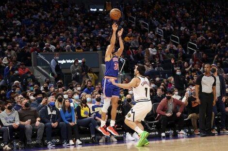 Con Campazzo de titular, Denver venció a los temibles Warriors de Curry