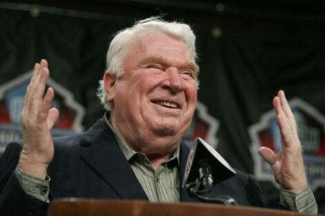 Murió la leyenda de la NFL, John Madden