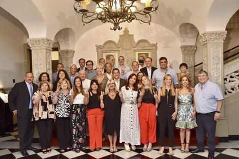 De qué habló Cristina Kirchner con los senadores del Frente de Todos