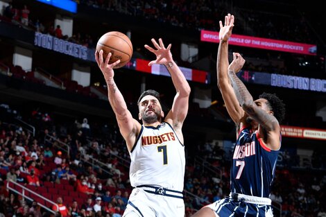 Facundo Campazzo brilló en el triunfo de Denver sobre Houston