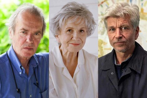 Martín Amis, Alice Munro y Karl Ove Knausgard.