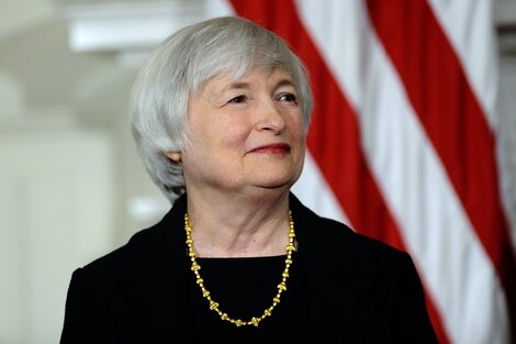 Janet Yellen, secretaria del Tesoro norteamericano. (Fuente: AFP)