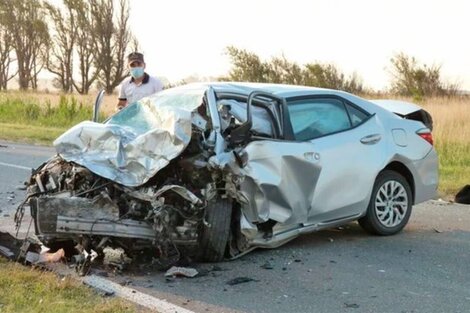 Accidente fatal en La Pampa: seis personas murieron en un choque frontal 