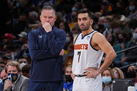 Poco de Campazzo en la clara derrota de Denver ante Utah