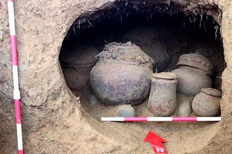 Una civilización precolombina, debajo de una autopista en Colombia