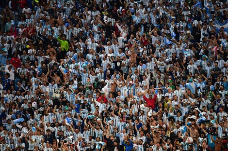 Los hinchas argentinos quieren ver a la Selección en Qatar.