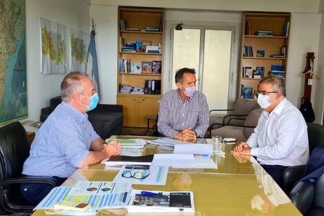 Ayer: Katopodis, Carlos Rodríguez y Raúl Jalil.