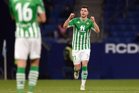 Liga de España: Betis ganó con gol de Guido Rodríguez y es tercero