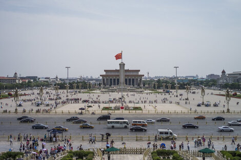 La Plaza de Tiananmén es uno de los símbolos de Beijing, la capital China.