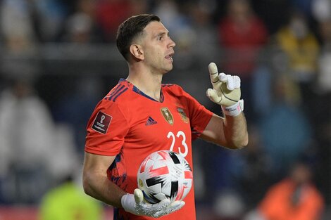 Emiliano "Dibu" Martínez, arquero titular de la Selección