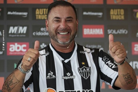 El Tuco Mohamed, con la casaca del Galo. (Fuente: @atletico)