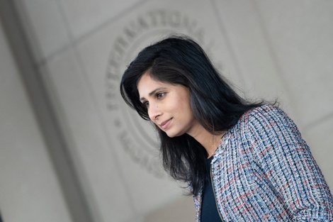 Gita Gopinath, vicedirectora del FMI