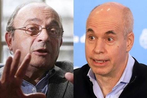 El diputado del FdT, Leopoldo Moreau y el jefe de Gobierno porteño, Horacio Rodríguez Larreta.