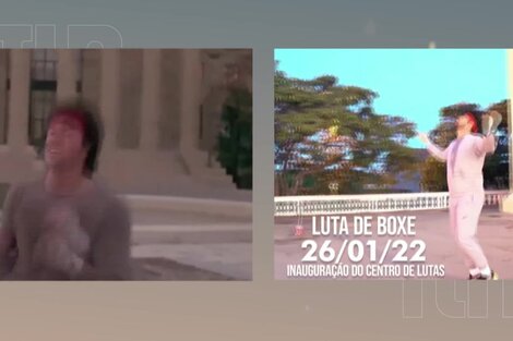 Viral: un político de Brasil imitó a Rocky Balboa para inaugurar un centro de boxeo 