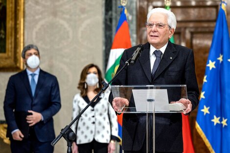 Sergio Mattarella fue reelecto presidente de Italia