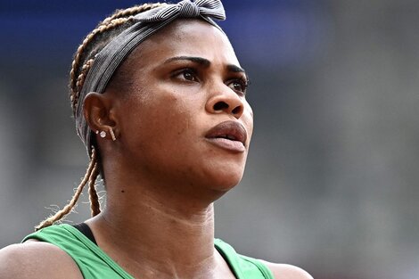 Blessing Okagbare, atleta nigeriana residente en EE.UU. (Fuente: AFP)