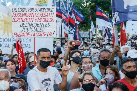 Marcha del 1F frente a la Corte: El fantasma de la protesta  