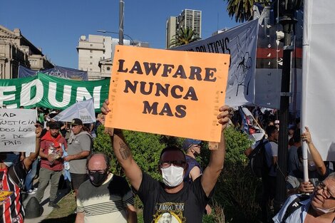 "Lawfare nunca más", el pedido unísono en Tribunales