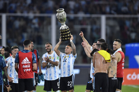 La Selección Argentina festejó la Copa América (Fuente: Télam)