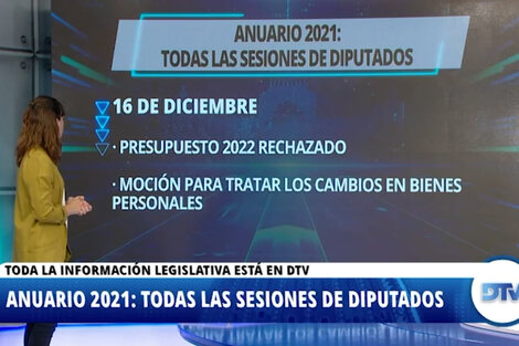 Las leyes que marcaron el año parlamentario en la Cámara de Diputados