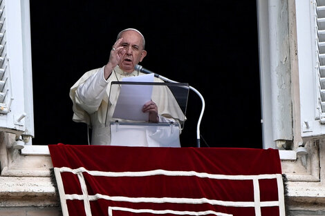 Durante su misa dominical en el Varicano, el Papa también condenó la trata de personas.