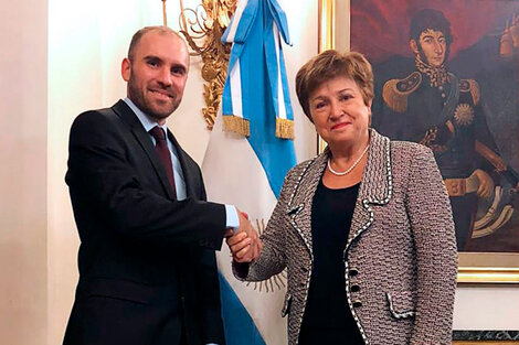 Guzmán junto a Kristalina Georgieva