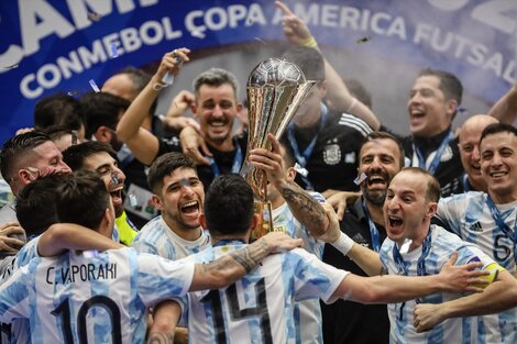 Futsal: Argentina venció a Paraguay y ganó la Copa América