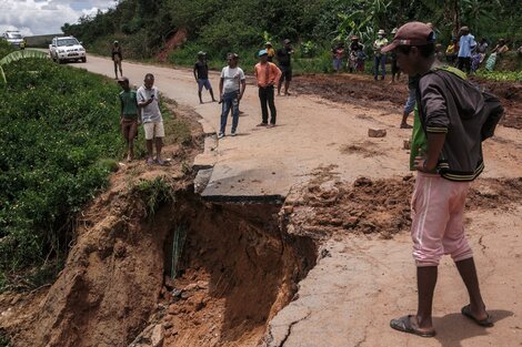 Al menos 20 muertos y más de 55.000 evacuados por un ciclón en Madagascar