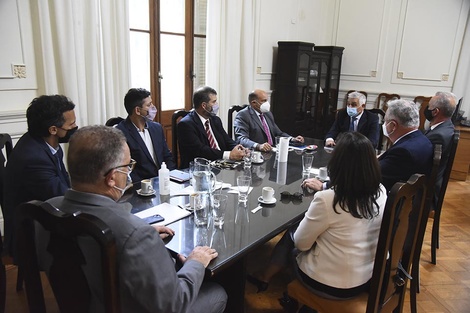 Somaglia y Lagna se reunieron con integrantes de la Cámara Federal.