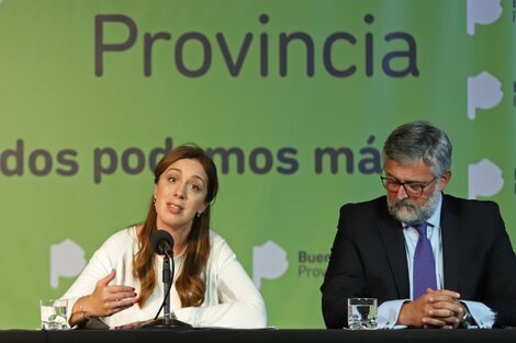 La entonces gobernadora María Eugenia Vidal y Marcelo Villegas, su ministro que deseaba una Gestapo para sindicalistas.