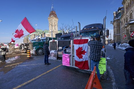 Canadá rechaza las protestas de los camioneros contra las medidas sanitarias