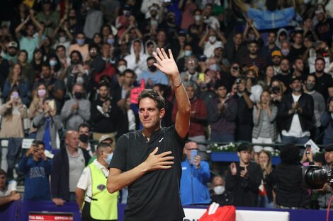 Juan Martín Del Potro y una noche de gratitud para su despedida del tenis